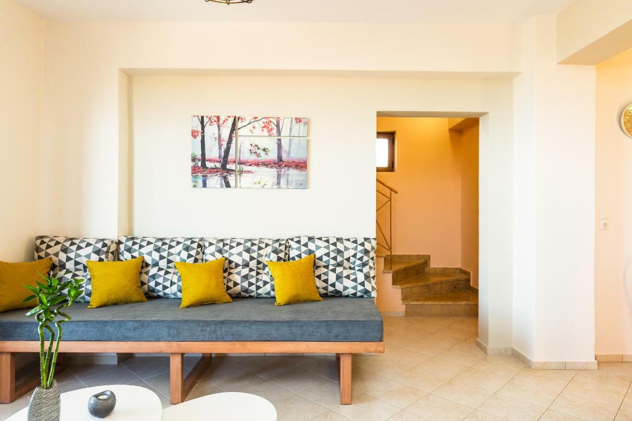 Maroulas Villas Ioanna & Stavros, Private Pools, Bbq & Seaview, By Thinkvilla ภายนอก รูปภาพ