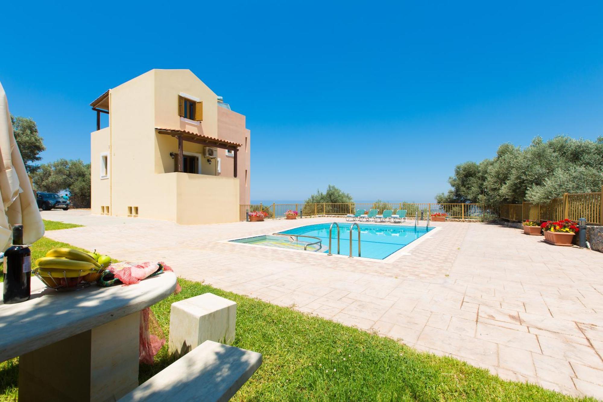Maroulas Villas Ioanna & Stavros, Private Pools, Bbq & Seaview, By Thinkvilla ภายนอก รูปภาพ